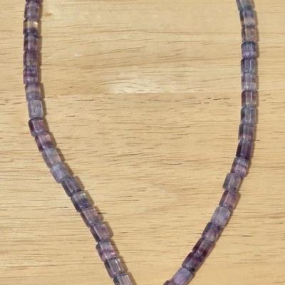 Sterling Silver and Amethyst Necklace