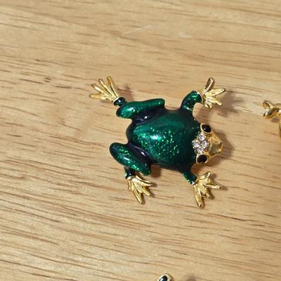 Enamel Animal Brooch Lot