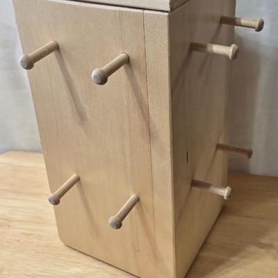 Wood Box Jewelry Stand