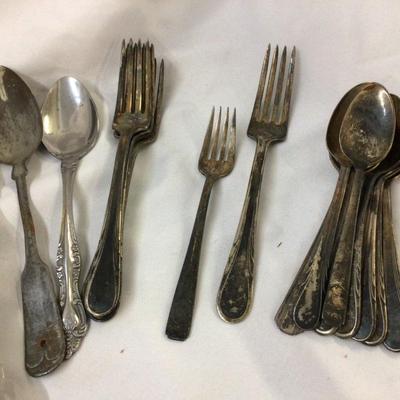Vintage Silverware, Tart Tins, Frosting Tips, Funnel, and Jar Opener