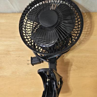 Small Black Clip On Fan