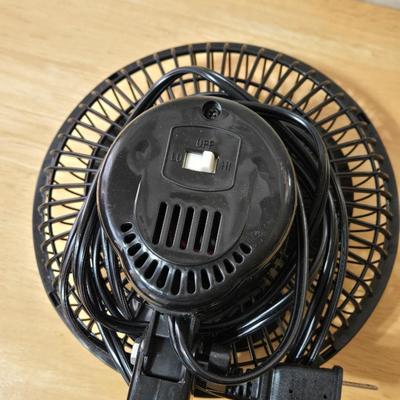 Small Black Clip On Fan
