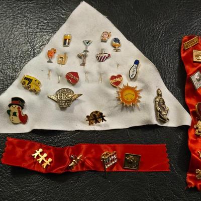 Large Lot of Vintage Pins and Hat Pins