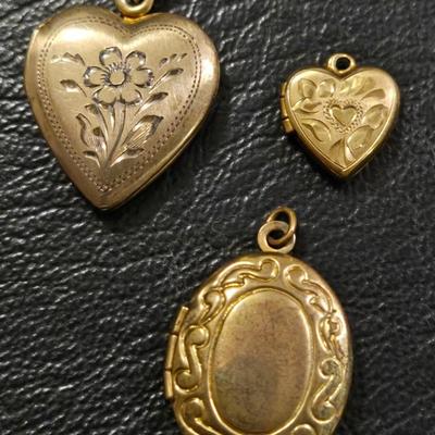 Vintage Gold Filled Lockets