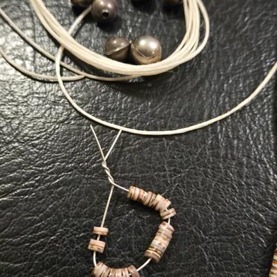 Navajo Heishi Broken Necklace and Beads