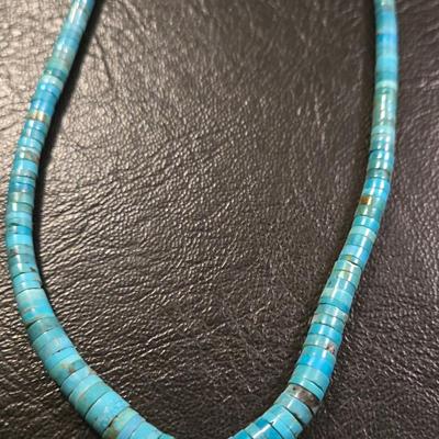 (2) Strands Heishi Beads -Turquoise and Shell