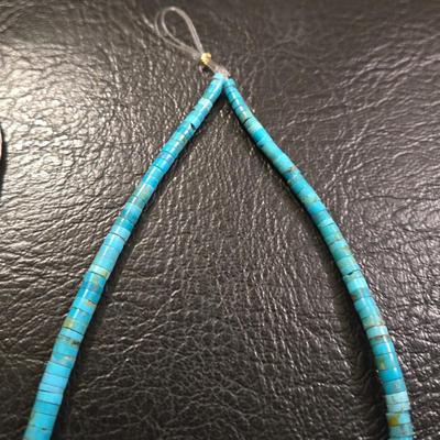 (2) Strands Heishi Beads -Turquoise and Shell