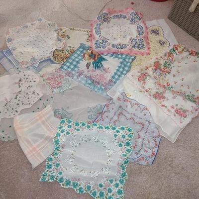 A LARGE ASSORTMENT OF HANKIES