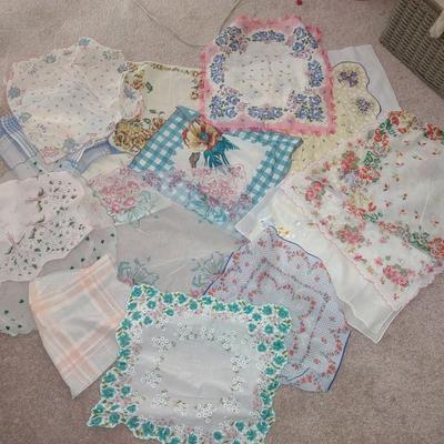 A LARGE ASSORTMENT OF HANKIES