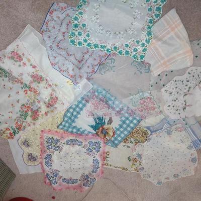 A LARGE ASSORTMENT OF HANKIES