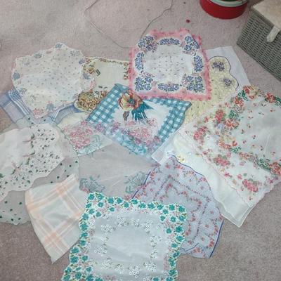 A LARGE ASSORTMENT OF HANKIES