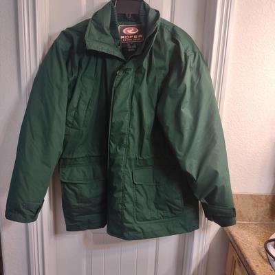 MEN'S ROPER COAT WITH DETACHABLE HOOD SIZE XL