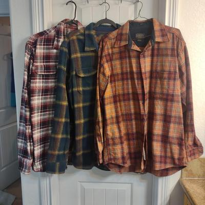 MEN'S NAME BRAND LONG SLEEVE SHIRTS SIZE L