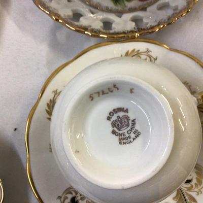 Tea Cup and Saucer Lot