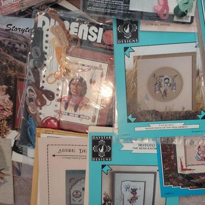 NEEDLEPOINT KITS AND HOOPS