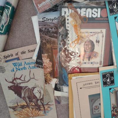 NEEDLEPOINT KITS AND HOOPS