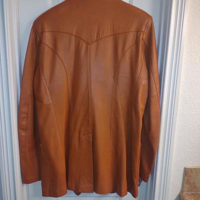 MEN'S CONTINENTAL LEATHER COAT
