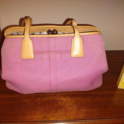 COACH PURSE AND NINA RICCI COLOGNE