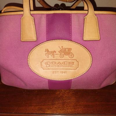COACH PURSE AND NINA RICCI COLOGNE
