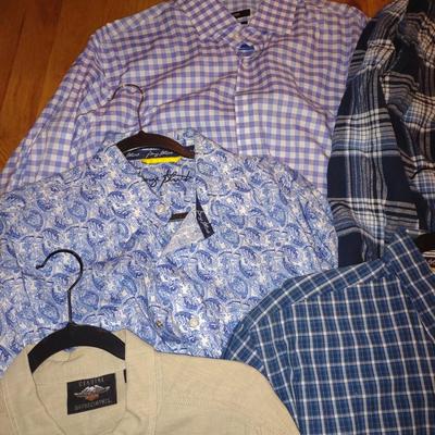 MENS SHIRTS AND A HOODIE SIZE L