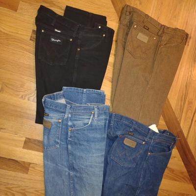 MENS WRANGLER / CINCH JEANS 35 & 36x34