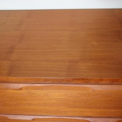 Denka Danish Teak Chest 3 Drawer File Cabinet