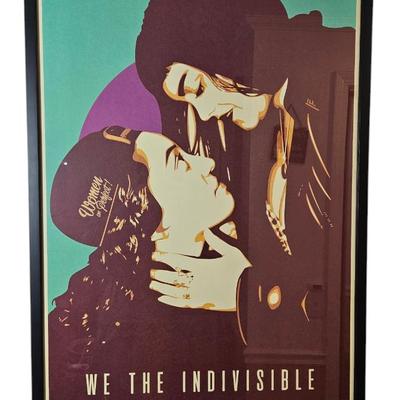 2017 Rare Shepard Fairey " WE THE INDIVISIBLE " Print, Signed, 18 X 24