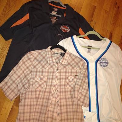 MEN'S HARLEY DAVIDSON SHIRTS (L - XL)