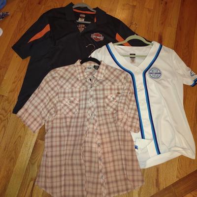 MEN'S HARLEY DAVIDSON SHIRTS (L - XL)
