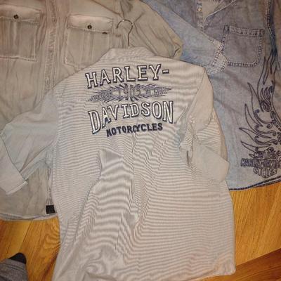 MEN'S HARLEY DAVIDSON SHIRTS (XL & 2XL)