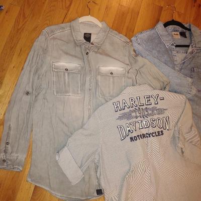 MEN'S HARLEY DAVIDSON SHIRTS (XL & 2XL)