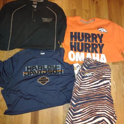 HARLEY AND BRONCOS COMFY CLOTHES