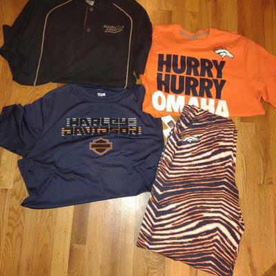 HARLEY AND BRONCOS COMFY CLOTHES