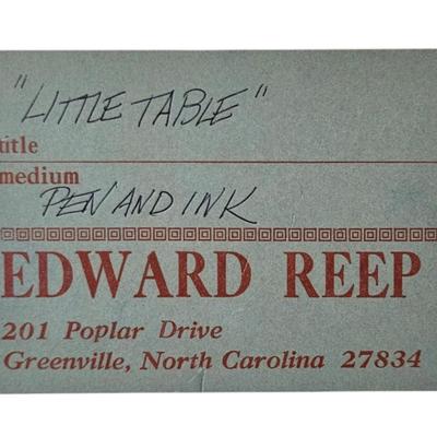 Edward Reep Artwork, " Light Table "