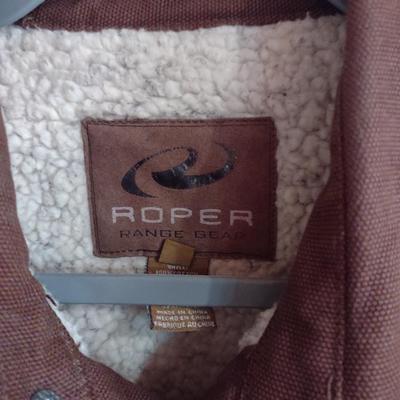 MEN'S ROPER JACKET & 2 SHIRTS (L)