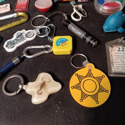 LARGE COLLECTION OF KEYCHAINS
