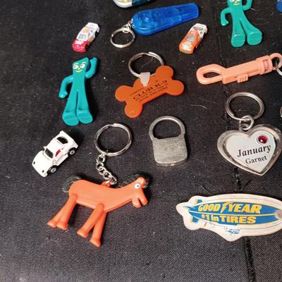 KEYCHAINS, MINIATURES AND AN ELVIS LIGHTER