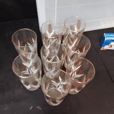 MID-CENTURY GLASSES, STORAGE CONTAINER AND MORE