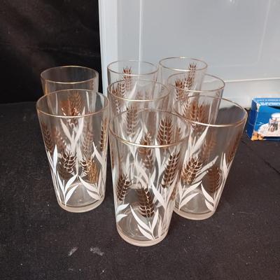 MID-CENTURY GLASSES, STORAGE CONTAINER AND MORE