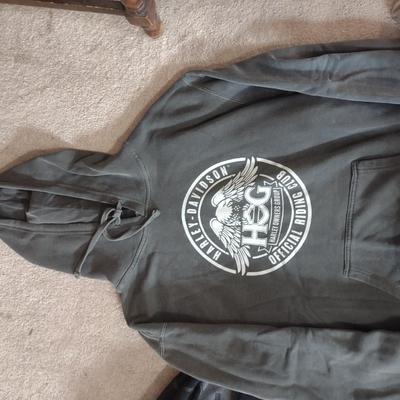 HARLEY-DAVIDSON HOODIE, HD SWEATER, TWO HARLEY BASEBALL CAPS