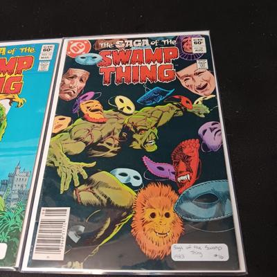 2 SWAMP THING COMIC BOOKS