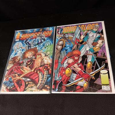 2 YOUNG BLOOD COMIC BOOKS