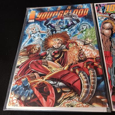 2 YOUNG BLOOD COMIC BOOKS
