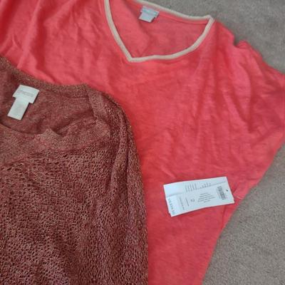 WOMENS TOPS SIZE (L- XL), NEW SOCKS
