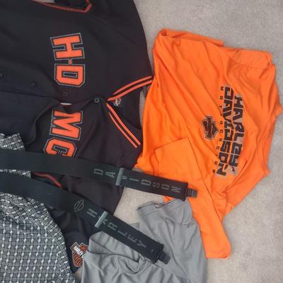 MENS HARLEY-DAVIDSON SHIRTS SIZE L- XL , HARLEY DAVIDSON SUSPENDERS