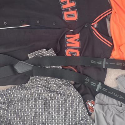 MENS HARLEY-DAVIDSON SHIRTS SIZE L- XL , HARLEY DAVIDSON SUSPENDERS