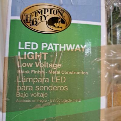 Four NIB Hampton Bay LED Pathway Lights (1050-SD)