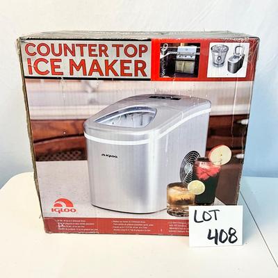 Lot R 408 NIB Igloo Counter Top Ice Maker