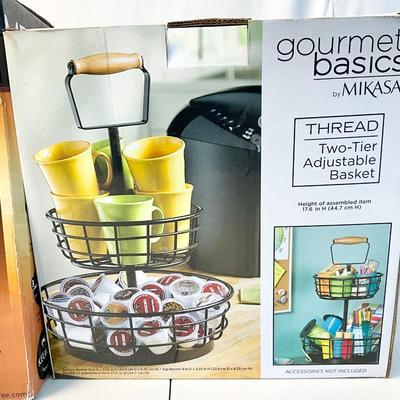 Lot R 409 NIB Mr. Coffee Keurig Brewed & NIB Gourmet Basics Adjustable Basket