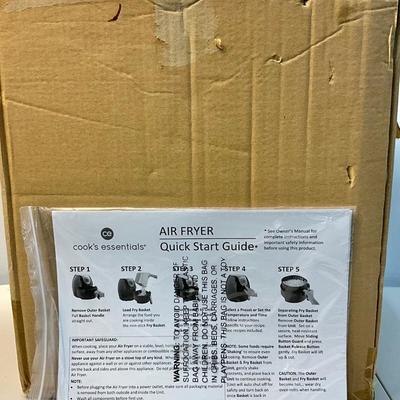Lot R 410 NIB Cook’s Essentials Air Fryer